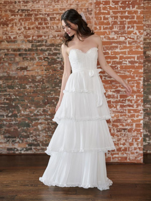 Christina Wu 34031 Romantic Tiered Destination Bridal Gown