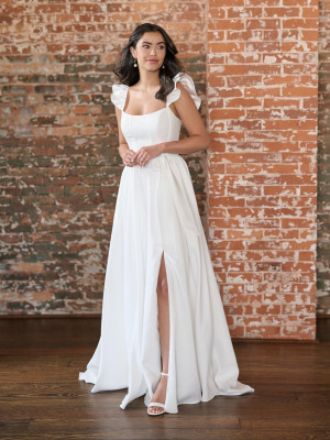Christina Wu 34032 Ruffle Sleeve Destination Wedding Gown