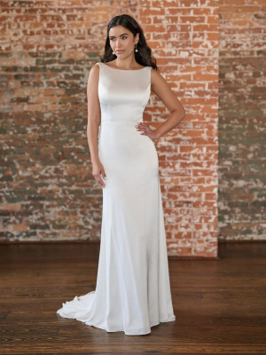 Christina Wu 34033 Chic Bateau Informal Wedding Gown