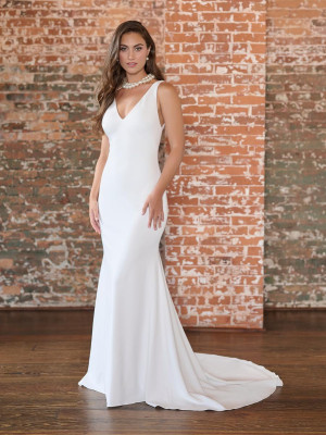 Christina Wu 34036 Low Back Informal Wedding Gown