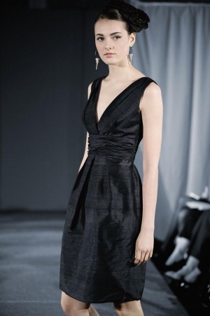 Watters 3422 Dupioni Silk Short Bridesmaid Dress