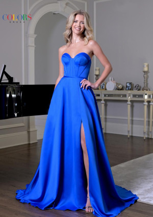Colors Dress 3434 Strapless A-Line Prom Dress