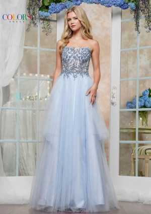 Colors Dress 3475 Beaded Tulle Princess Gown