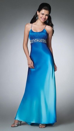 2012 Prom Dresses Alfred Angelo Glacier Blue Prom Dress 3516