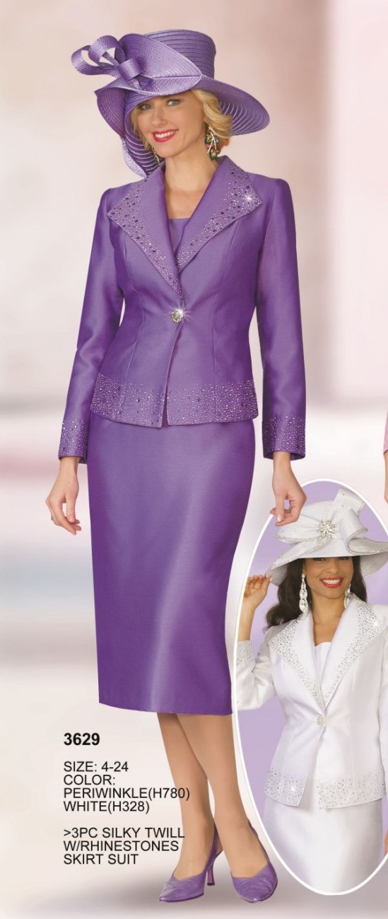 Lily and Taylor 3629 Womens 3pc Church Suit