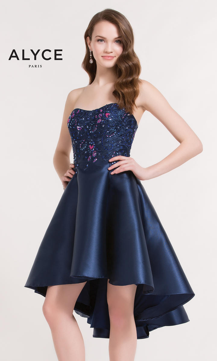 alyce paris short dress