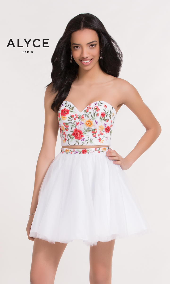 alyce paris short dress