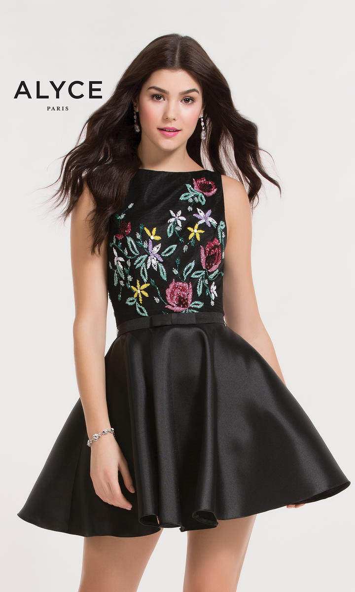 alyce paris short dress