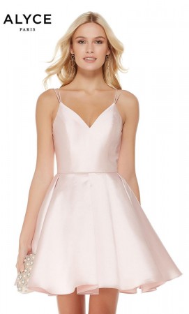 Alyce Paris 3764 Spaghetti Strap Short Dress