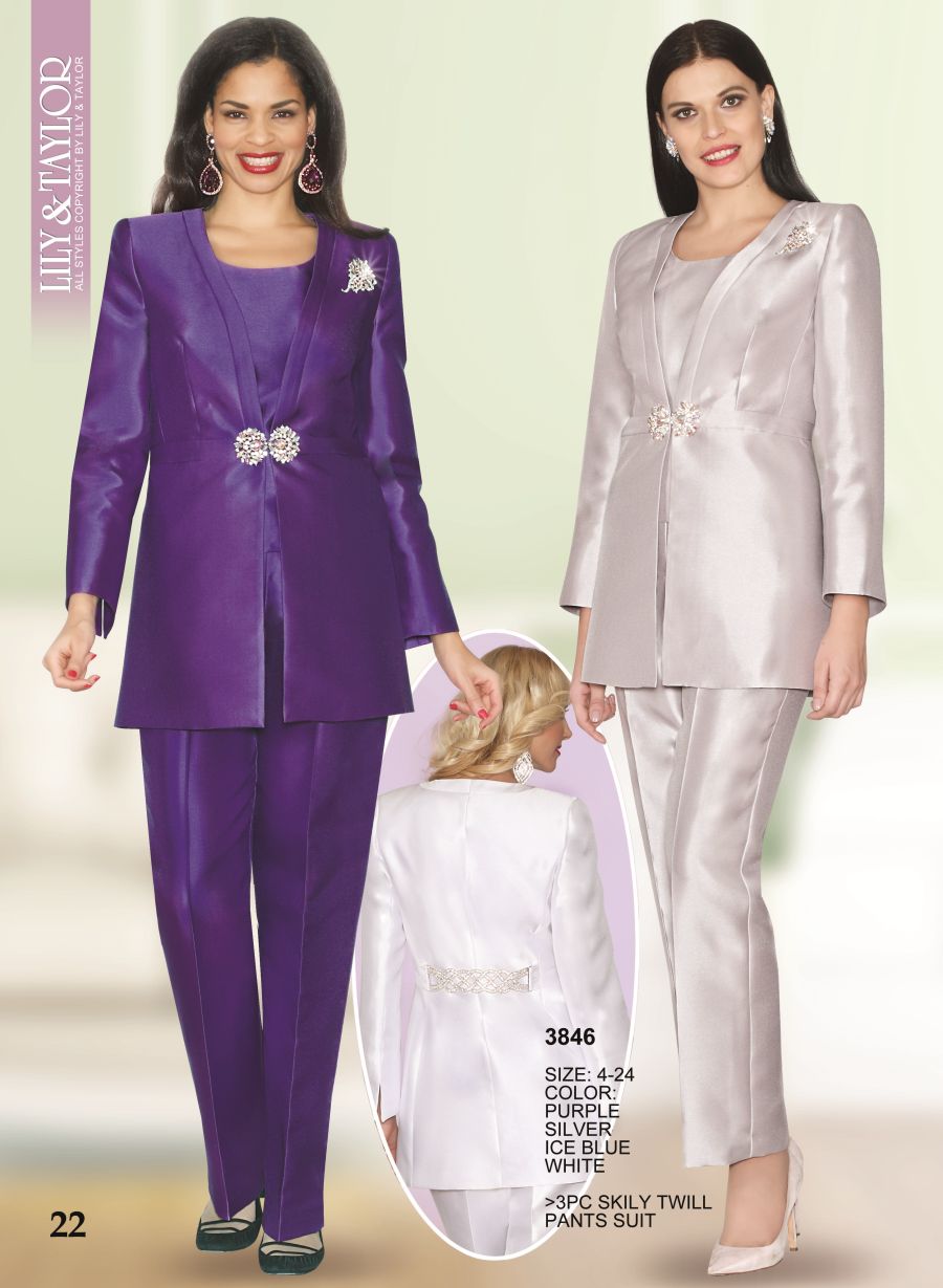 lily and taylor 3846 womens pant suit french novelty our designs coupon