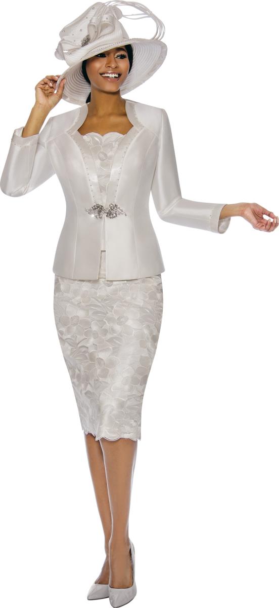 women church suits white