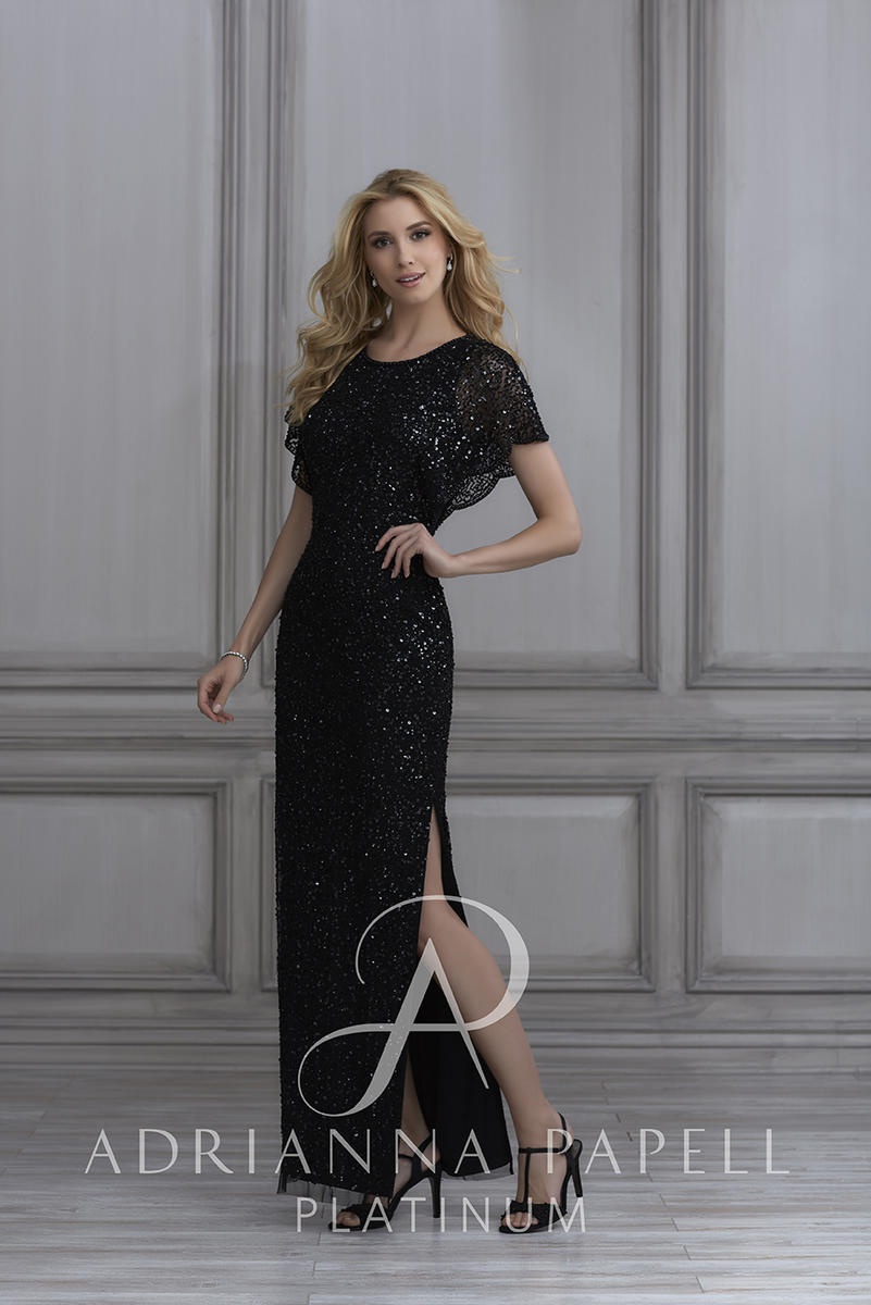 Adrianna papell beaded deals bridesmaid dress