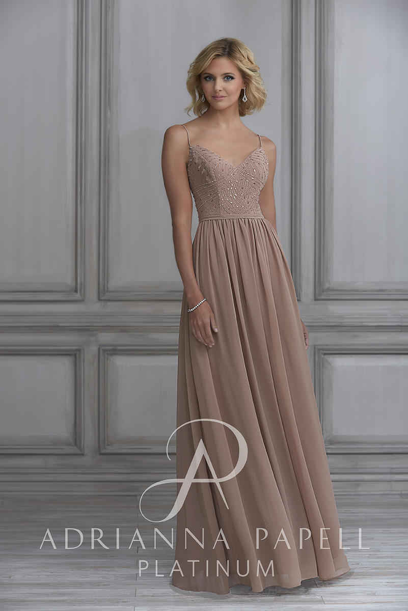 Adrianna Papell Platinum Bridesmaid Dresses