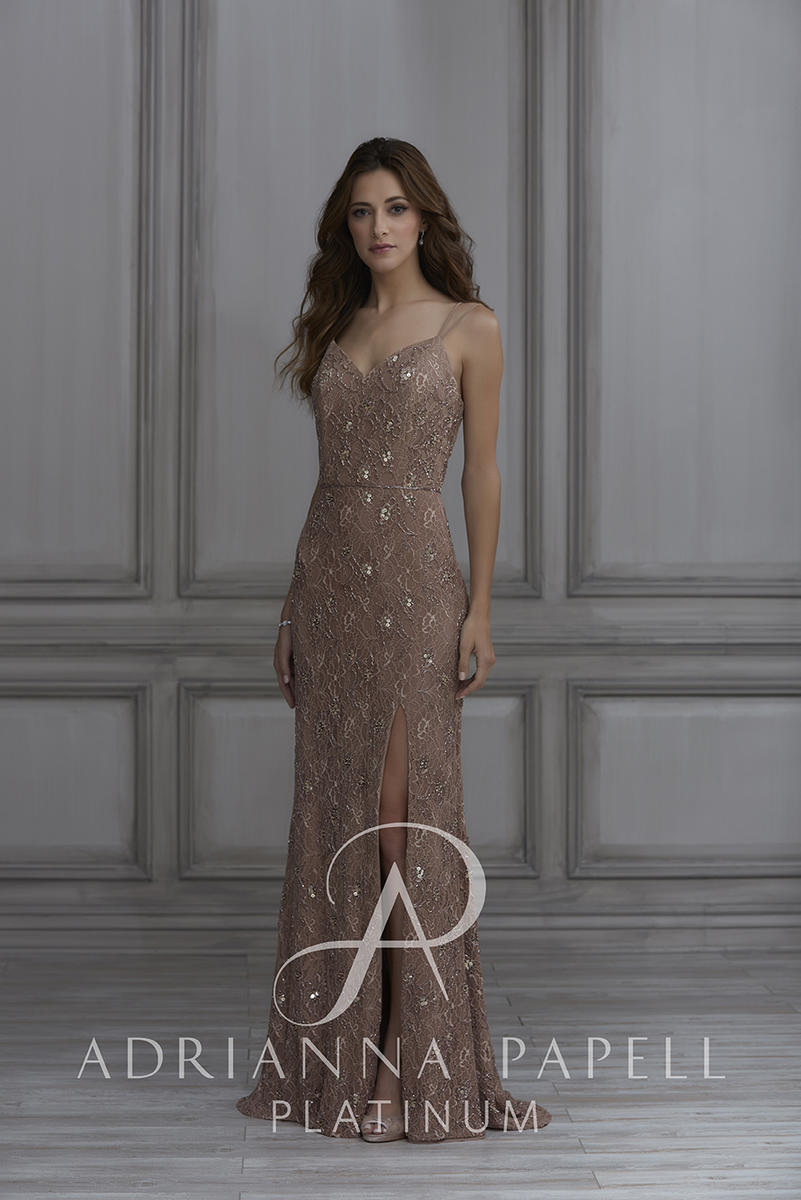 adrianna papell sequin dress