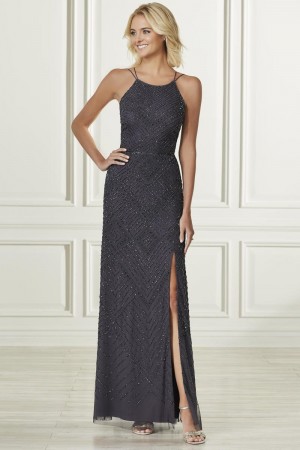 Adrianna Papell 40164 Strappy Back Bridesmaid Dress