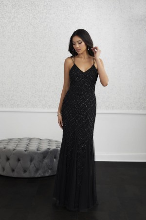 Adrianna Papell Platinum 40225 Strappy Back Gown