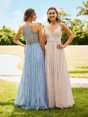Adrianna Papell Platinum 40342 Modern Feminine Gown