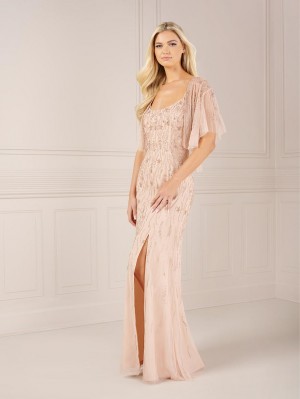 Adrianna Papell Platinum 40439 Dazzling Gown with Jacket