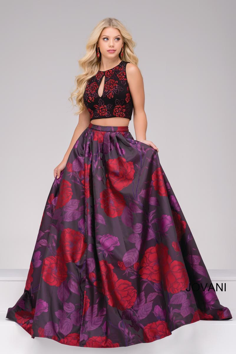 2 piece ball gown
