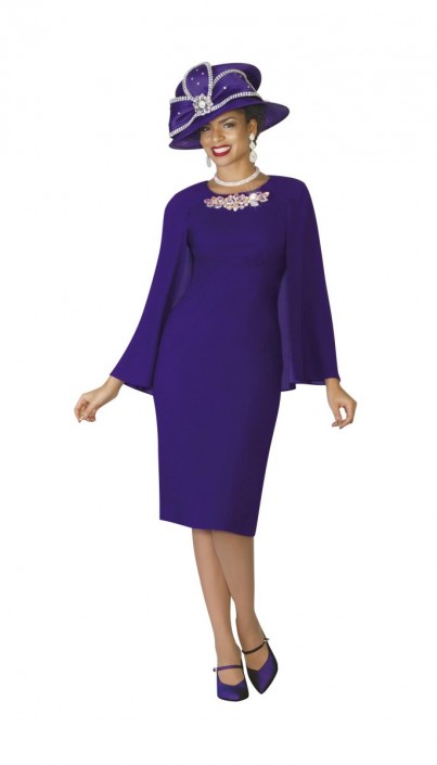 purple church dress