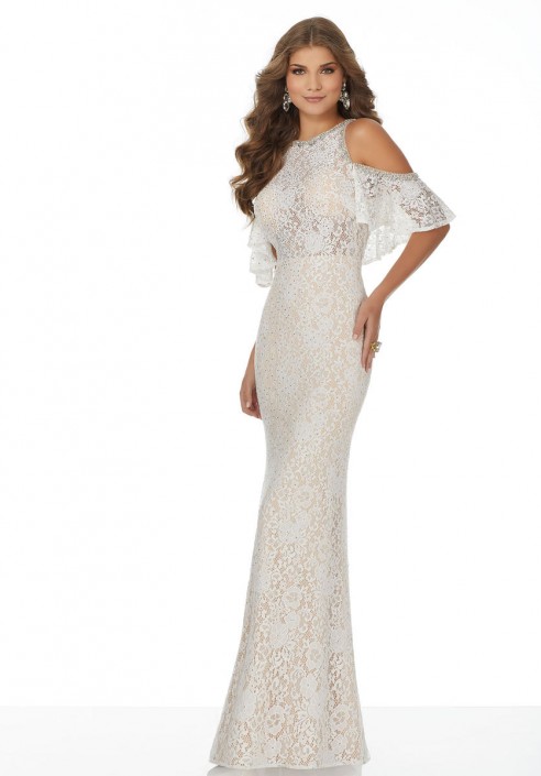 cold shoulder gowns