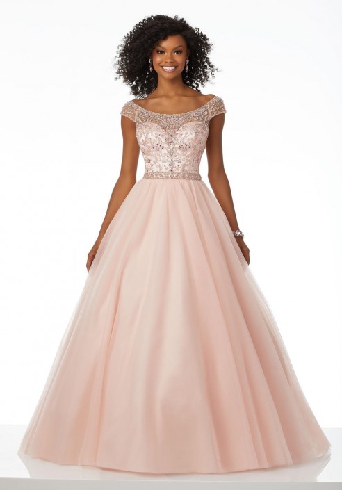 Mori Lee Black Prom Dresses Sheer