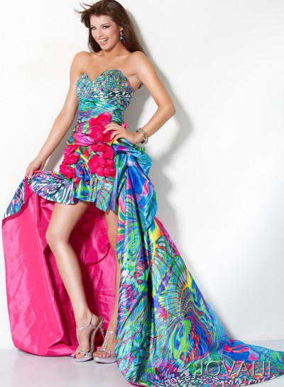 Unique Print Prom Dresses