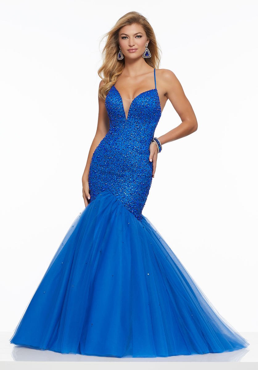 mermaid prom gown