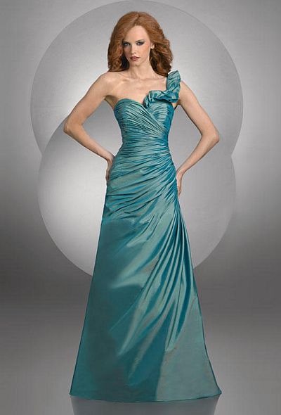 Bari Jay One Ruffle Shoulder Taffeta Bridesmaid Dress 431 French Bari Jay One Ruffle Shoulder Taffeta Bridesmaid Dress 431