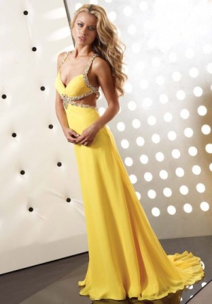 Jasz Couture Beaded Straps Evening Dress 4365