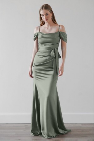 Watters Chilton 4404 Cold Shoulder Bridesmaid Dress