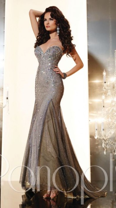 Metallic Evening Gowns