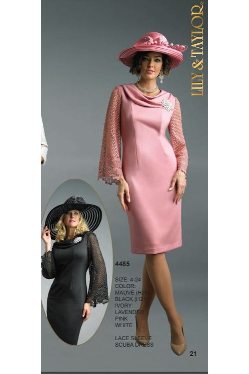 Lavender church discount dress