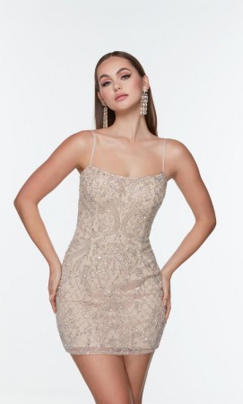 Alyce Paris 4509 Beautiful Beaded Cocktail Dress