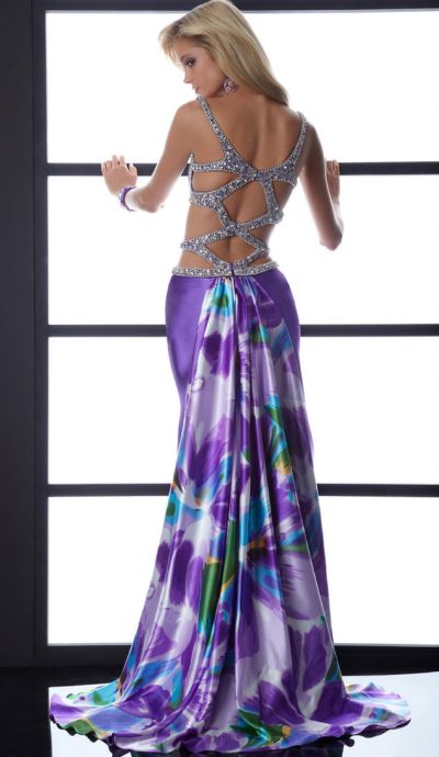 Purple Sexy Prom Dress