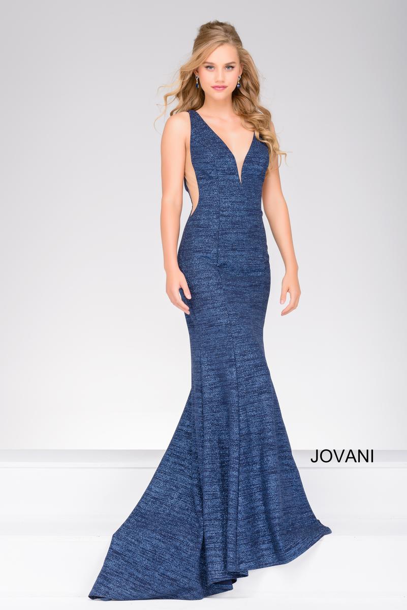light blue jersey dress