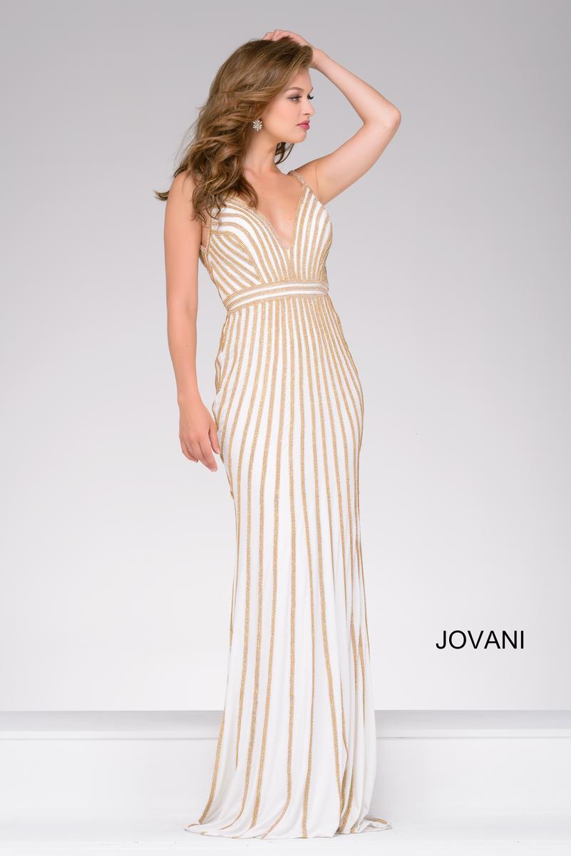 jovani jersey dress