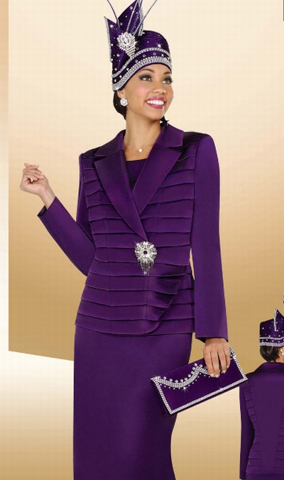 ladies purple church dresses