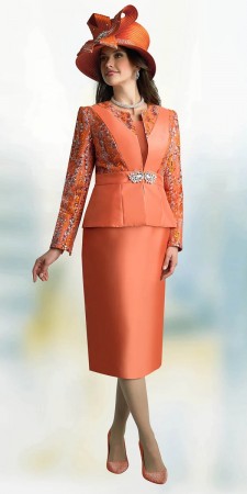Lily and Taylor 4776 Ladies Embellished 3 Piece Church Suit