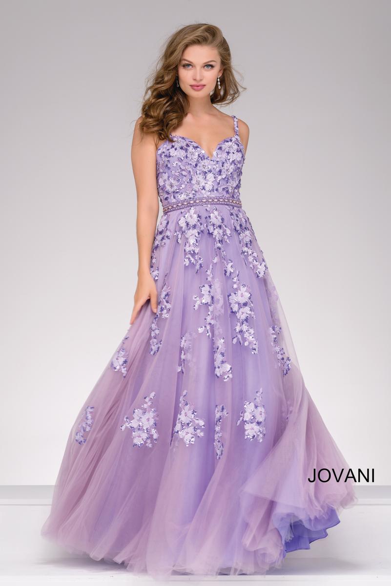 purple jovani dress