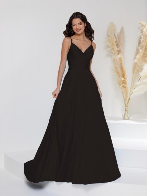 Christina Wu Gala 48003 Jersey A-Line Long Dress