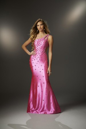 Morilee 48010 Chic Cutout One Shoulder Prom Dress