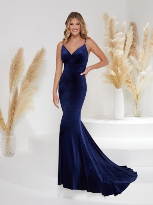 Christina Wu Gala 48019CS Charmeuse Satin Fitted Gown