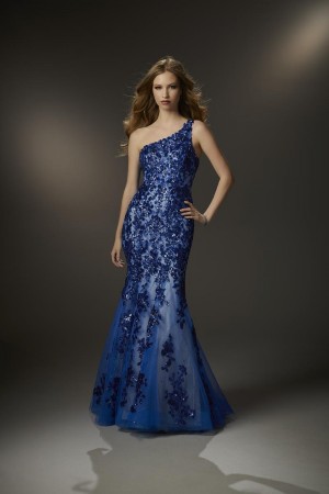 Morilee 48025 Dazzling One Shoulder Mermaid Dress