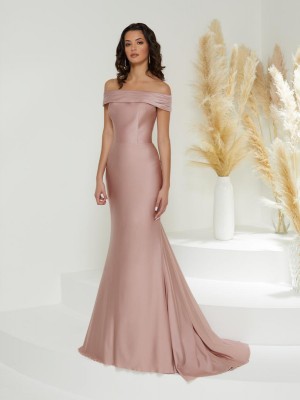 Christina Wu Gala 48025SJ Off Shoulder Jersey Gown