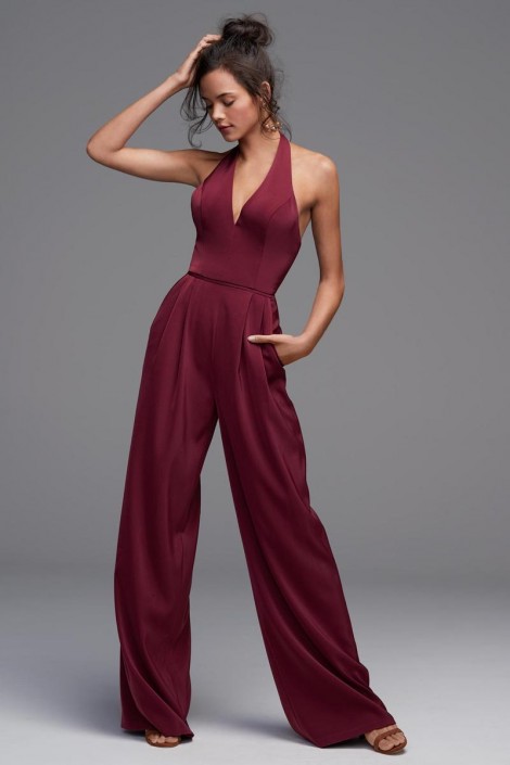 jumpsuit chiffon overlay