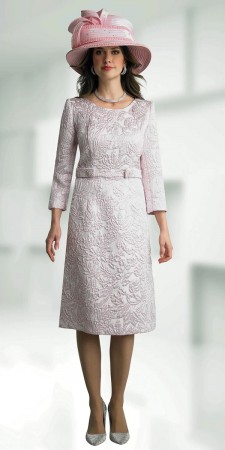 Lily and Taylor 4804 Jacquard Novelty Church Dress