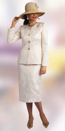 Lily and Taylor 4805 Ladies Brocade Church Suit