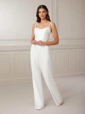 Christina Wu Gala Pearl 48052 Chic Bridal Jumpsuit