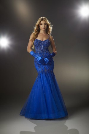 Morilee 48068 Laceup Front Mermaid Dress